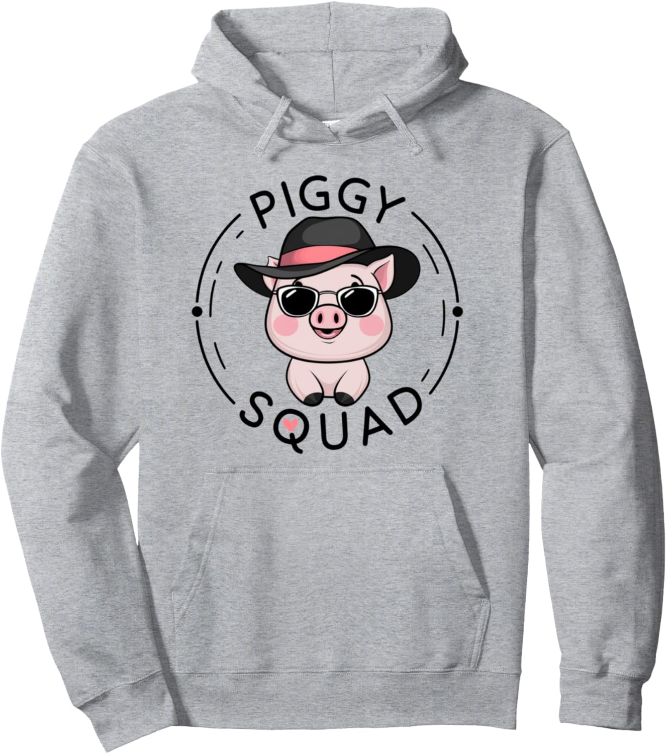 Funny Piggy Squad Cute 3 Pigs Lovers For Men Womens Pullover Hoodie