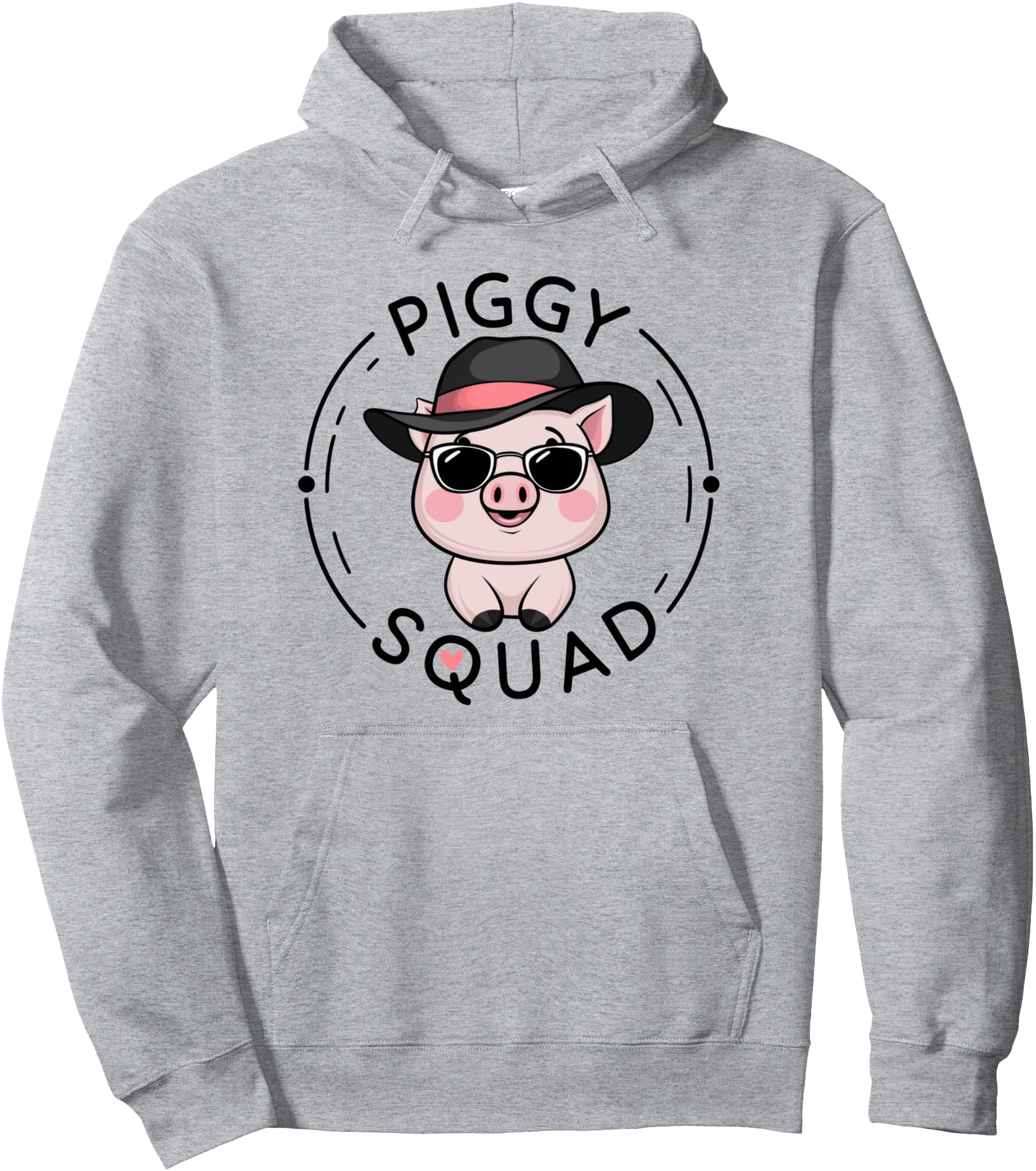 Funny Piggy Squad Cute 3 Pigs Lovers For Men Womens Pullover Hoodie
