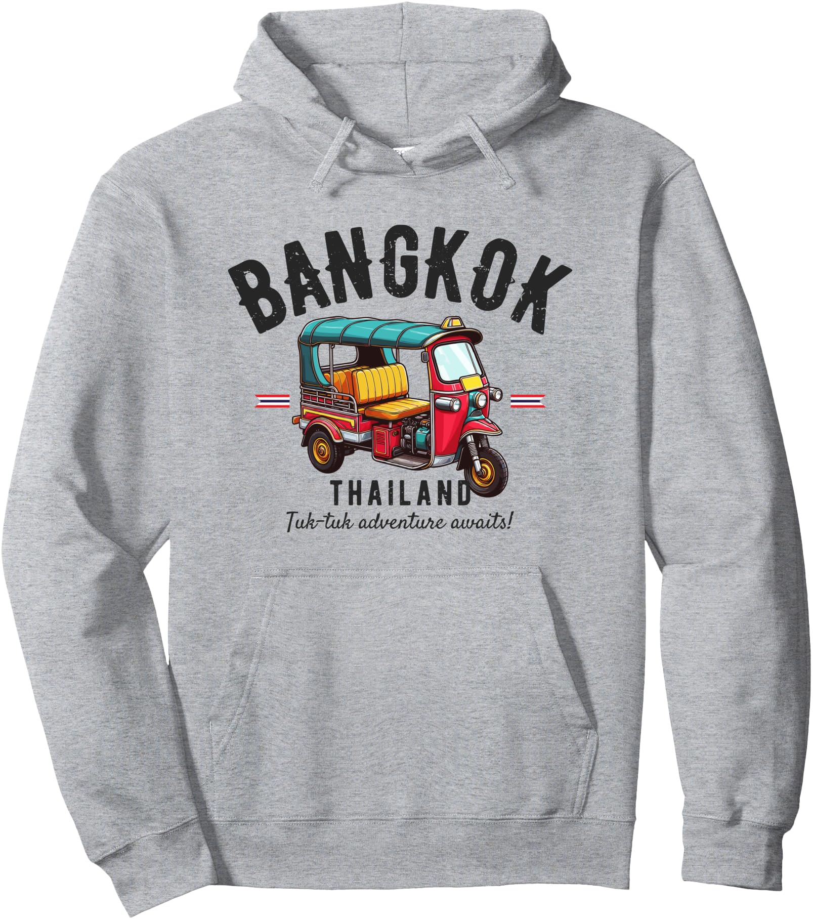 Vintage Tuk-Tuk Bangkok Thailand Asia Tuk-Tuk Lover Pullover Hoodie