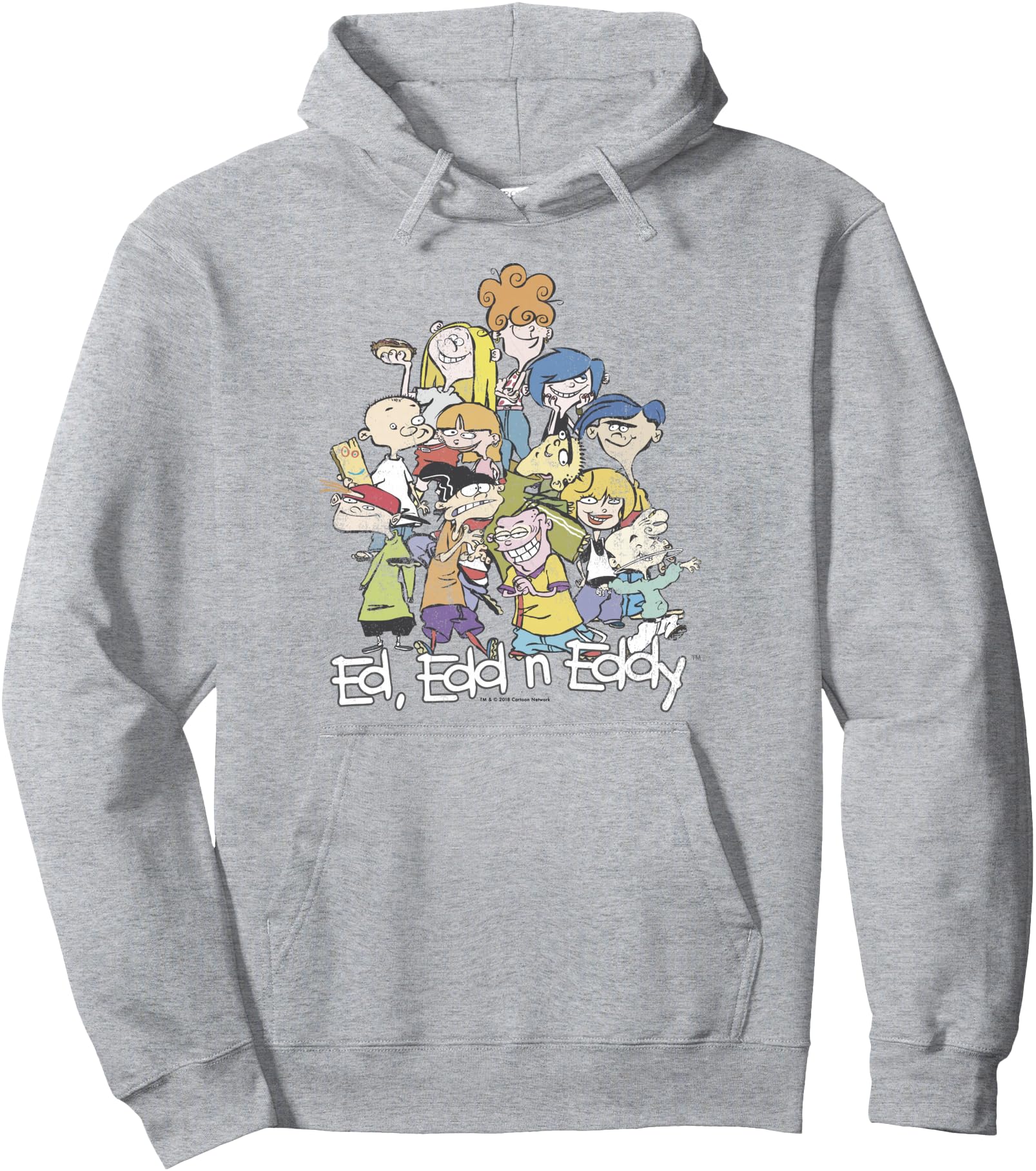 CN Ed, Edd N Eddy Group Shot Logo Pullover Hoodie