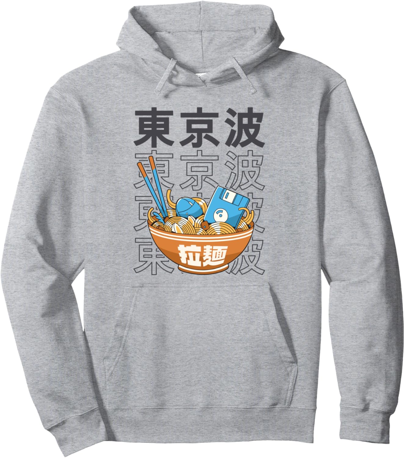 Kawaii Ramen Noodles Tech Japanese Food Girls Teen Anime Pullover Hoodie