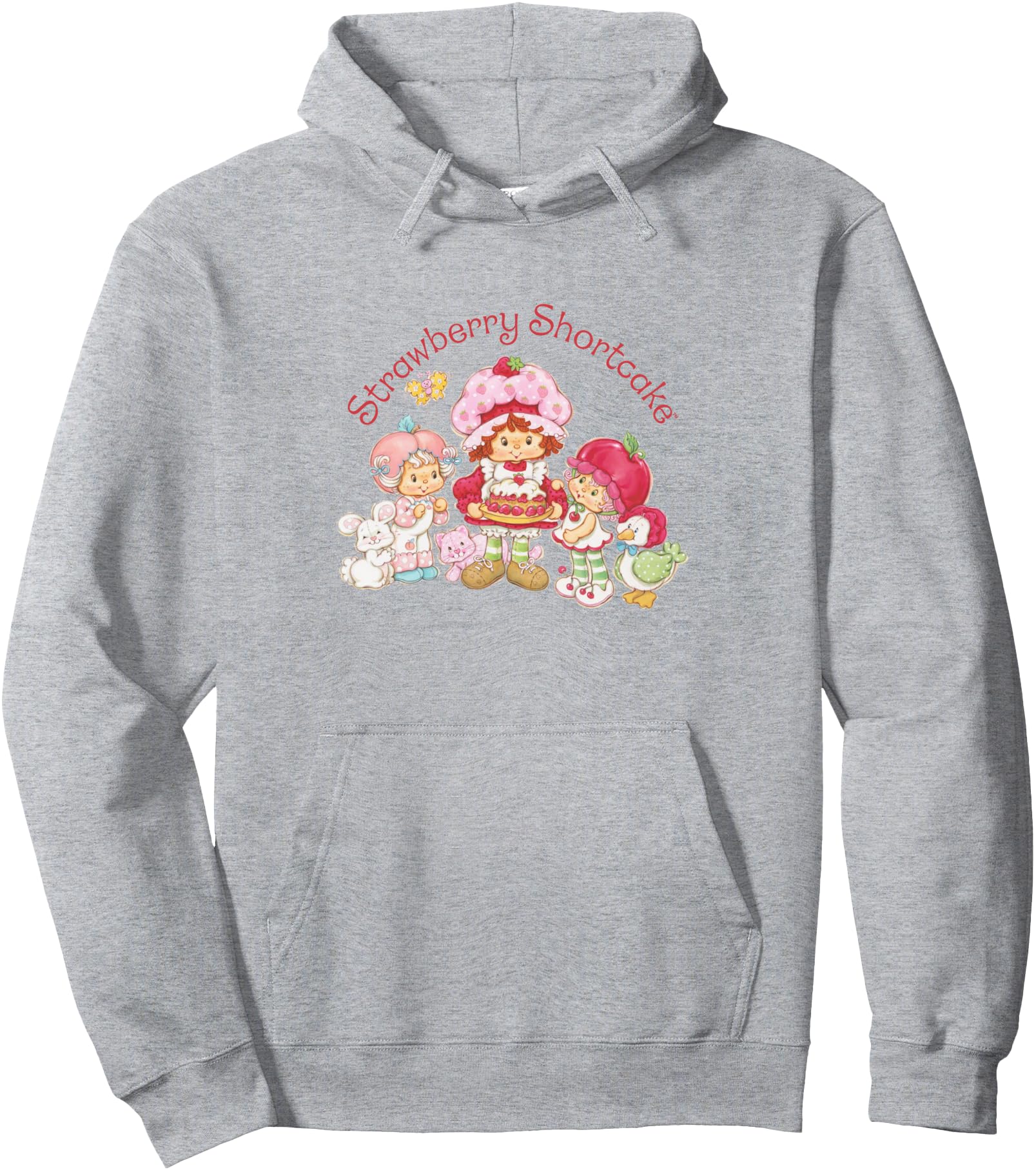 Strawberry Shortcake Apricot & Cherry Cuddler Poster Pullover Hoodie
