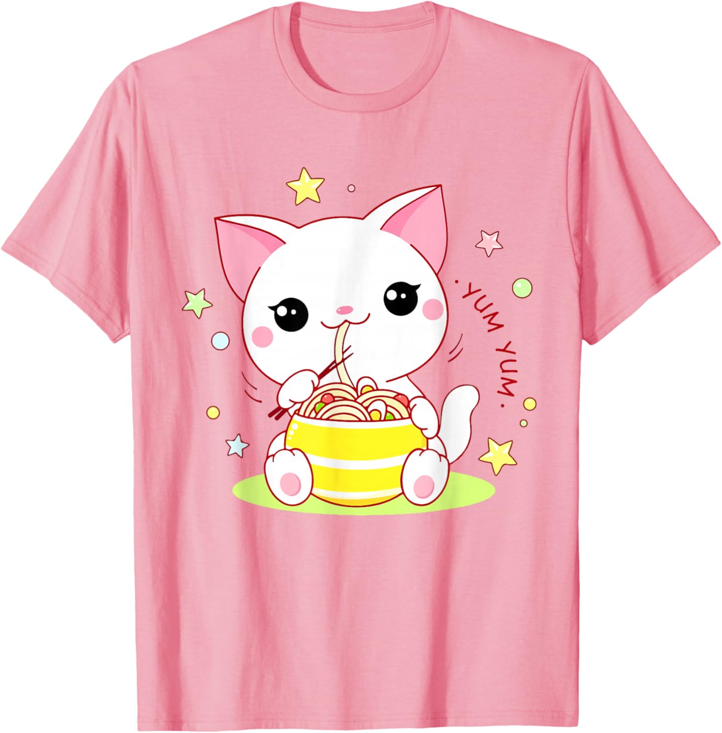 Girl Cat Ramen Noodle Cute Teen Girl Toddler Kawaii Anime