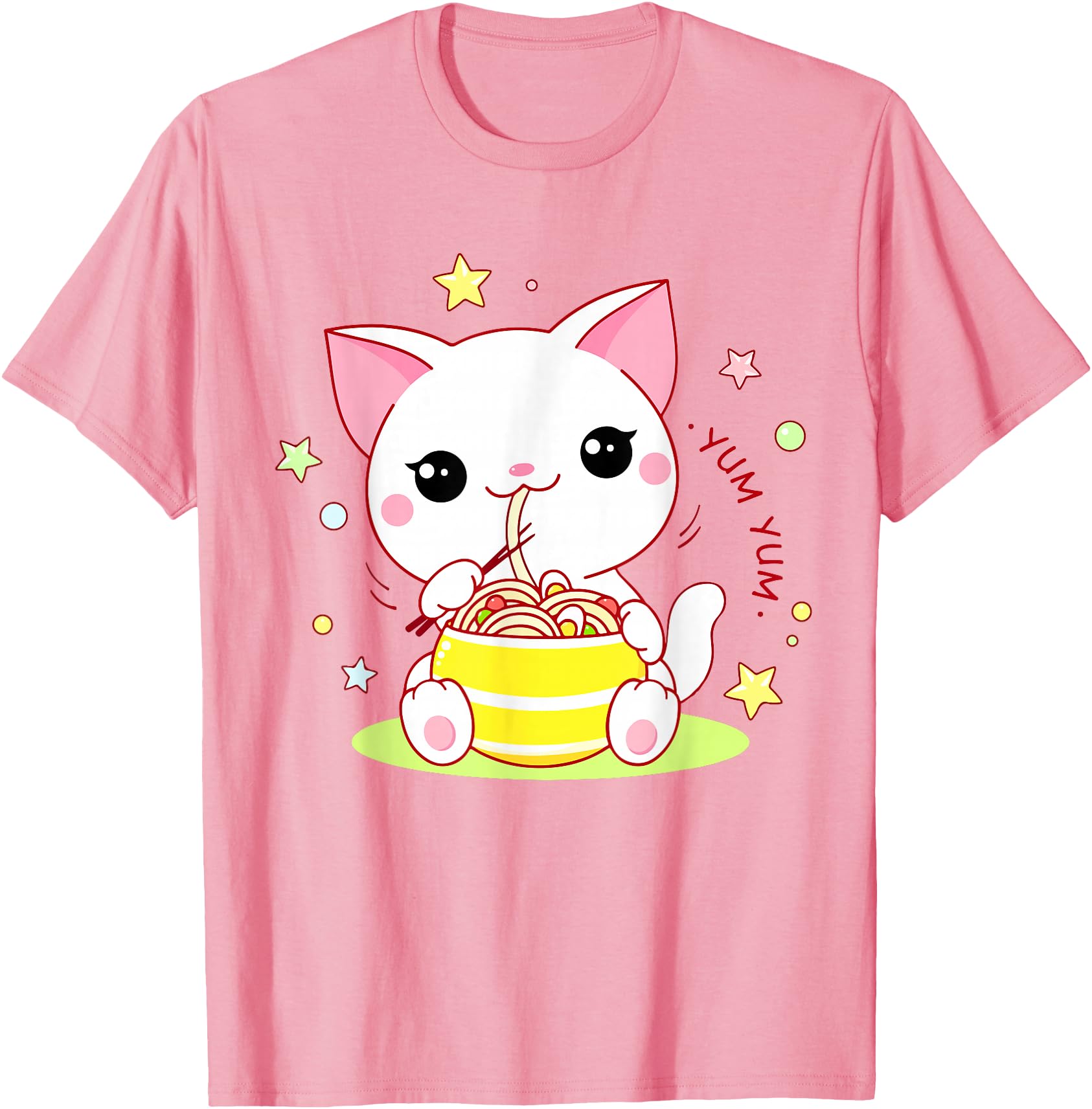 Girl Cat Ramen Noodle Cute Teen Girl Toddler Kawaii Anime