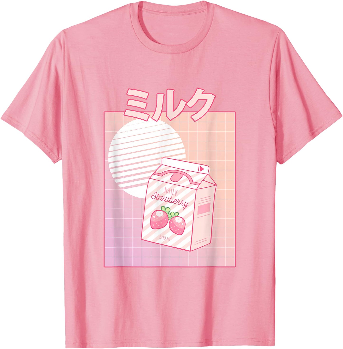 Kawaii Strawberry Milk Japanese 90's Anime Otaku Pink Milk