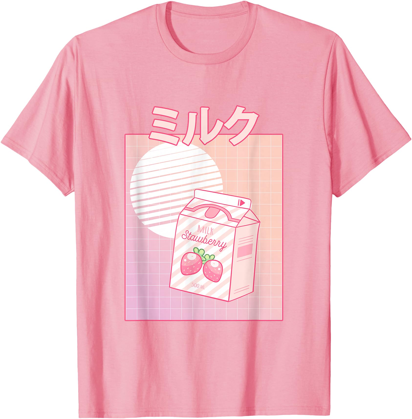 Kawaii Strawberry Milk Japanese 90's Anime Otaku Pink Milk