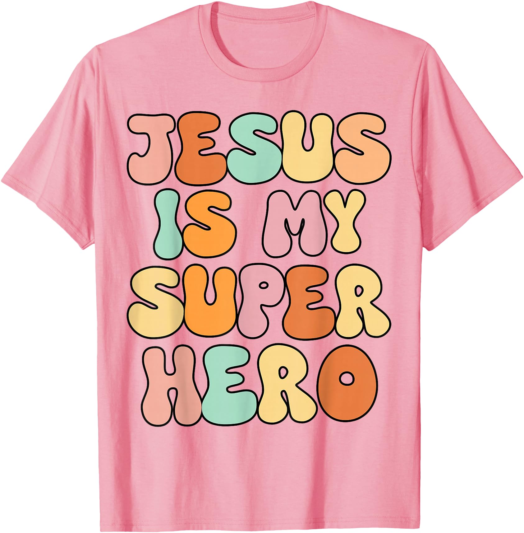Girls Jesus is My Superhero Christian Sister God Toddler Kid