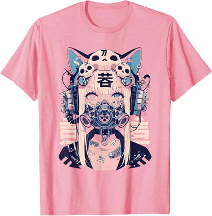 Anime Manga Cyberpunk Aesthetic Techwear Harajuku Cat Girl