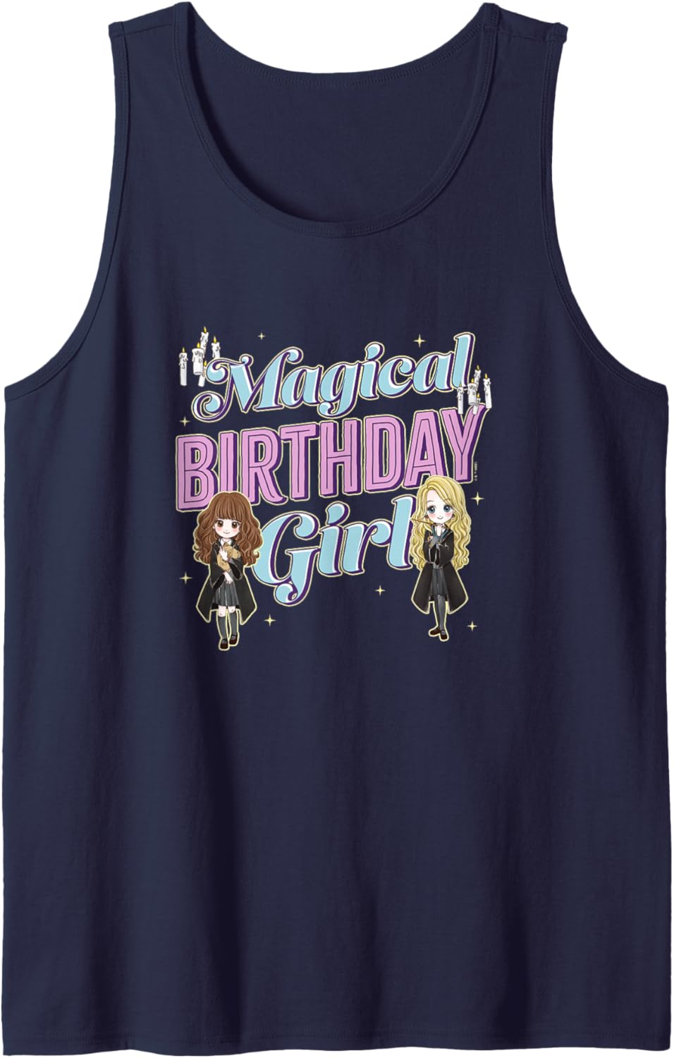 Harry Potter Magical Birthday Girl Hermione And Luna Chibi Tank Top