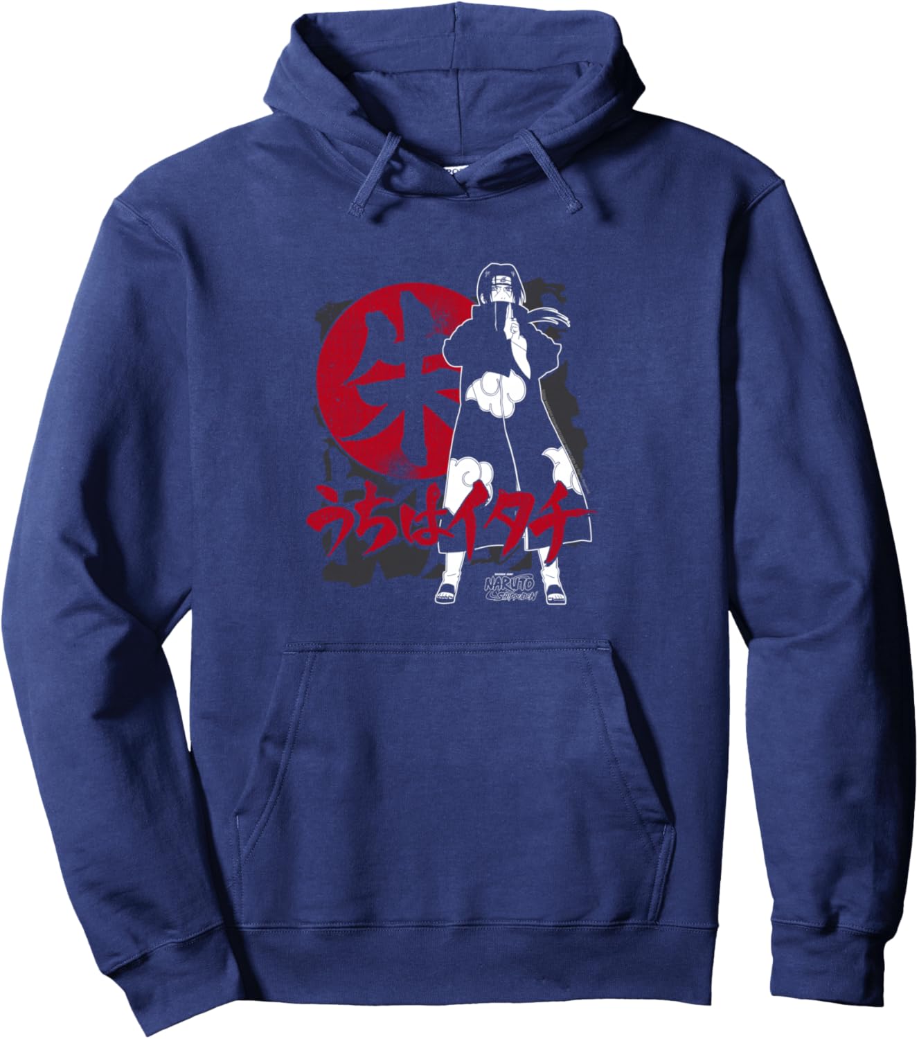 Naruto Shippuden Itatchi Uchiha Symbols Anime Pullover Hoodie