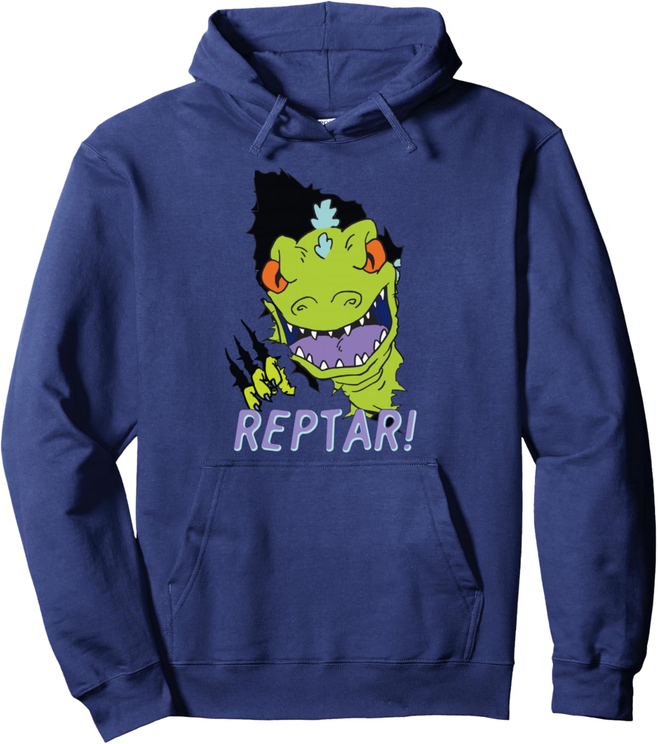 Rugrats Reptar Claws Tearing Through Hoodie Pullover Hoodie