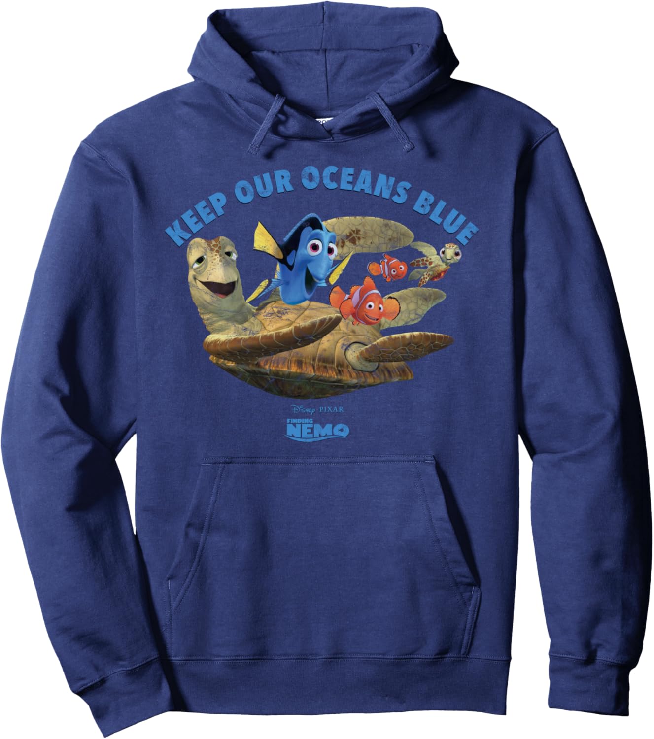 Disney Pixar Finding Nemo Keep Our Oceans Blue Pullover Hoodie