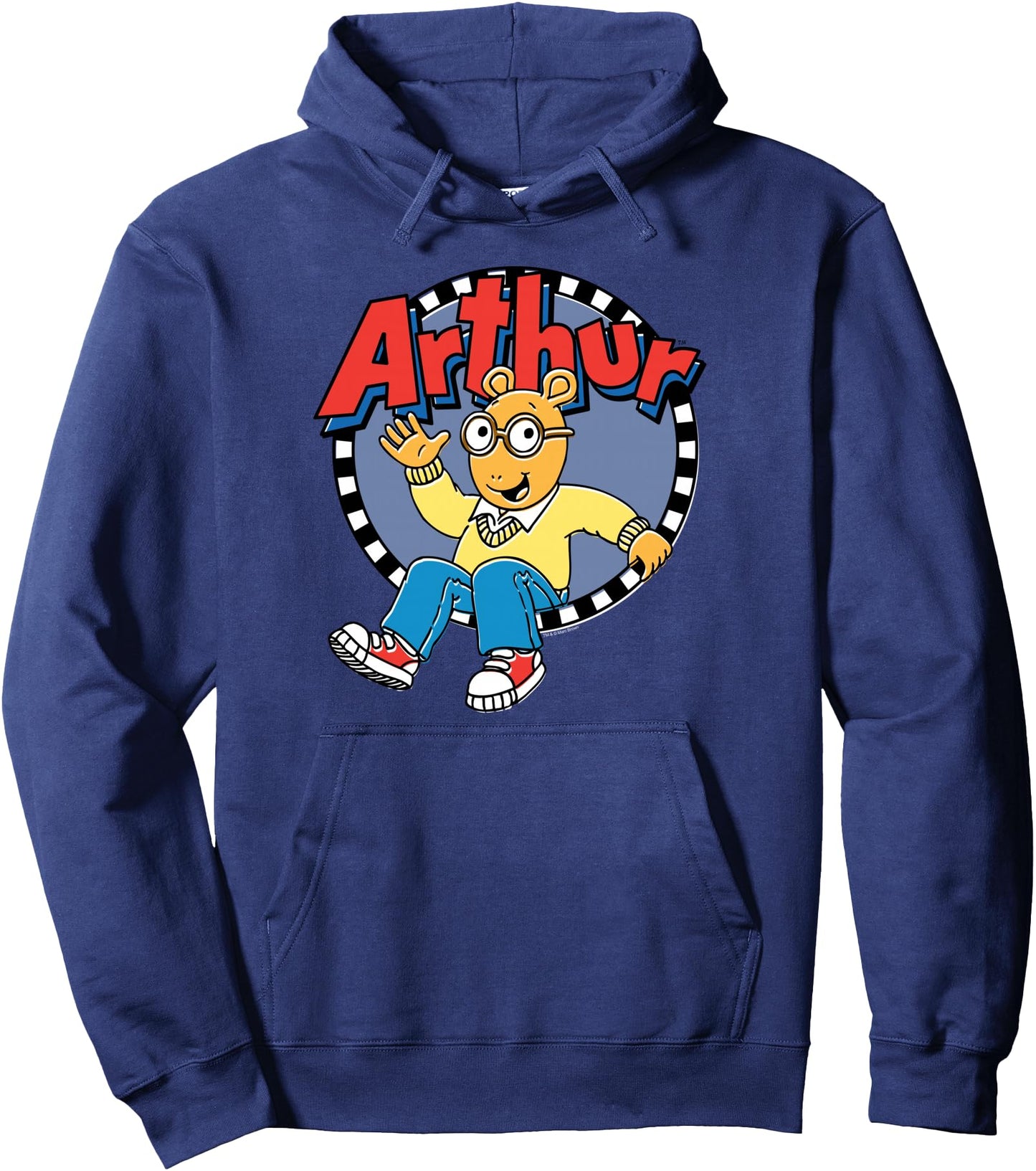 Arthur Non Distressed Arthur Waving Logo Pullover Hoodie