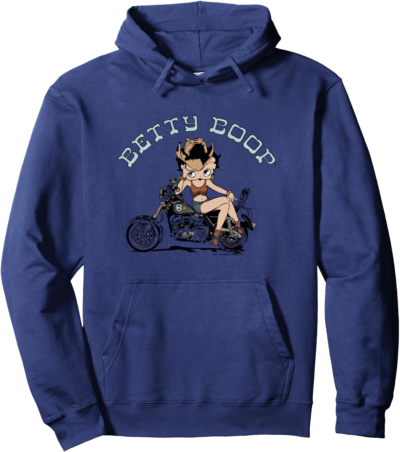 Betty Boop Western Sassy Vintage Biker Betty Pullover Hoodie