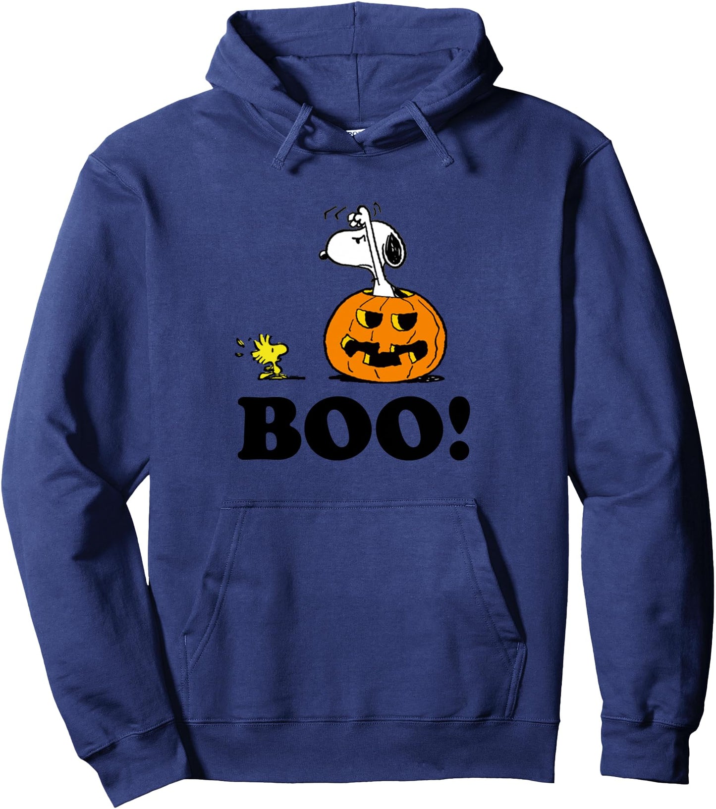 Peanuts Halloween Snoopy Woodstock BOO! Pullover Hoodie Pullover Hoodie