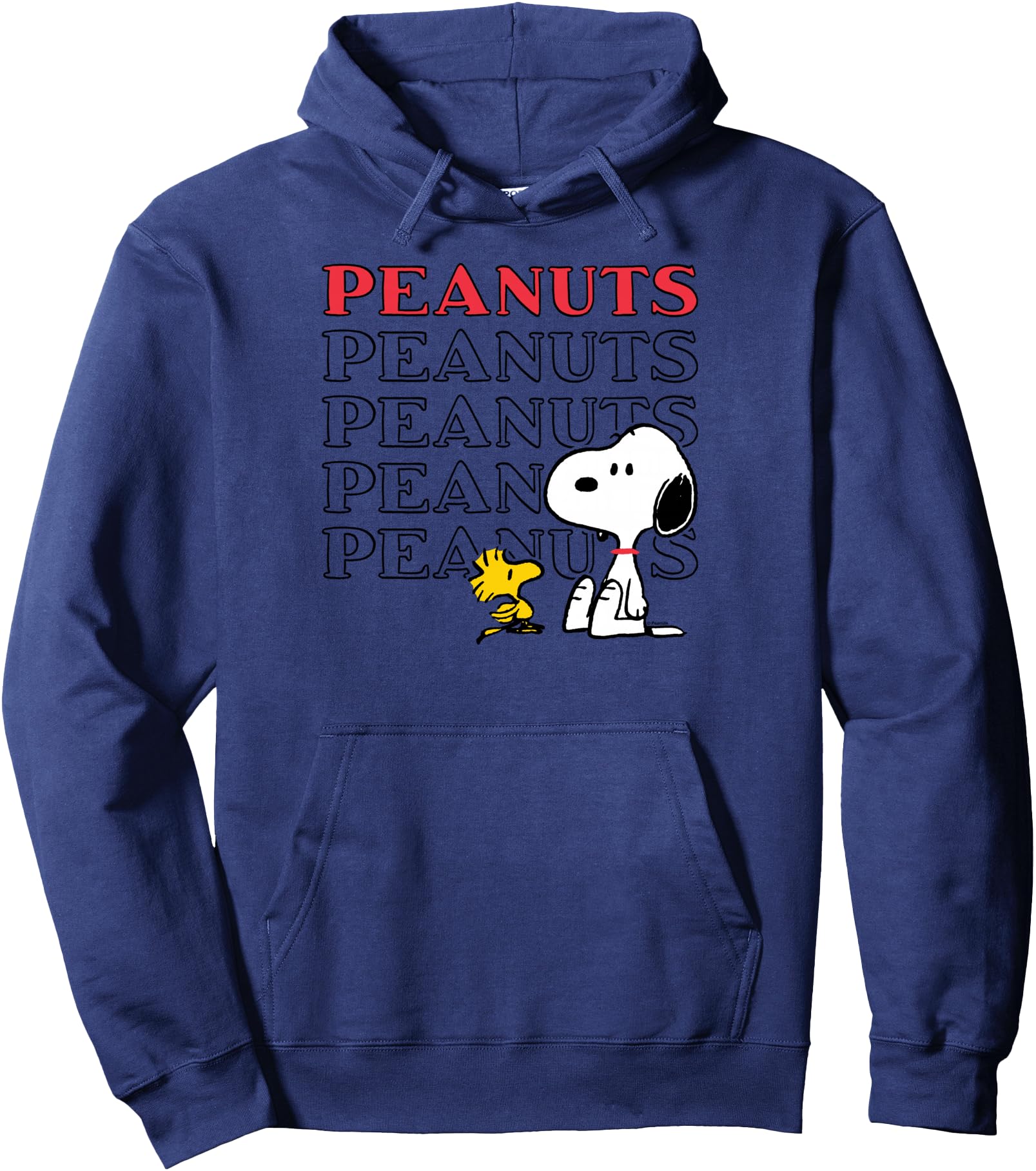 Peanuts - Snoopy Woodstock Logo Pullover Hoodie