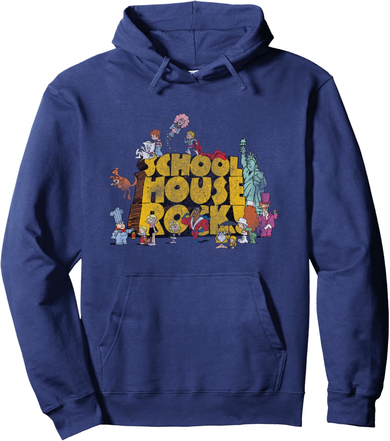 Ripple Junction x Schoolhouse Rock Classic Cartoon Show Logo Pullover Hoodie