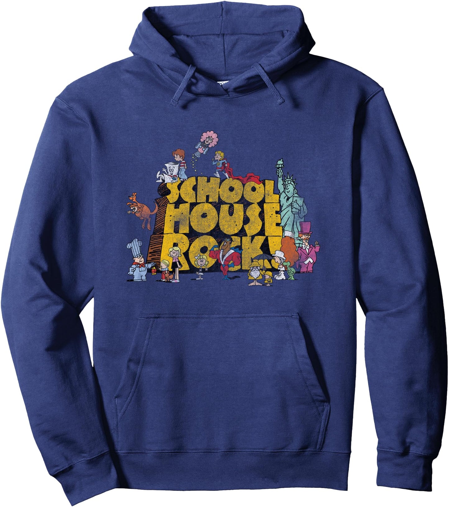 Ripple Junction x Schoolhouse Rock Classic Cartoon Show Logo Pullover Hoodie