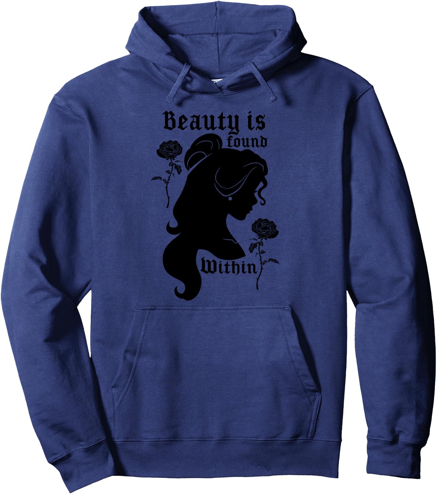 Disney Beauty & The Beast Belle Found Within Graphic Hoodie Pullover Hoodie