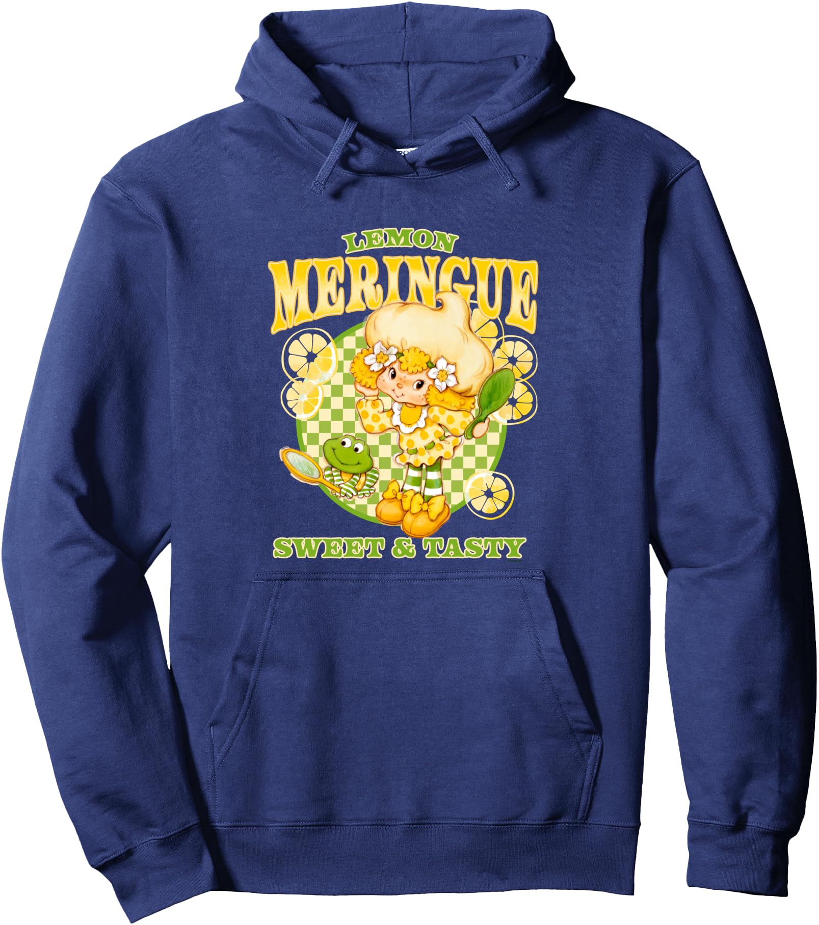 Strawberry Shortcake Lemon Meringue Sweet & Tasty Retro Logo Pullover Hoodie