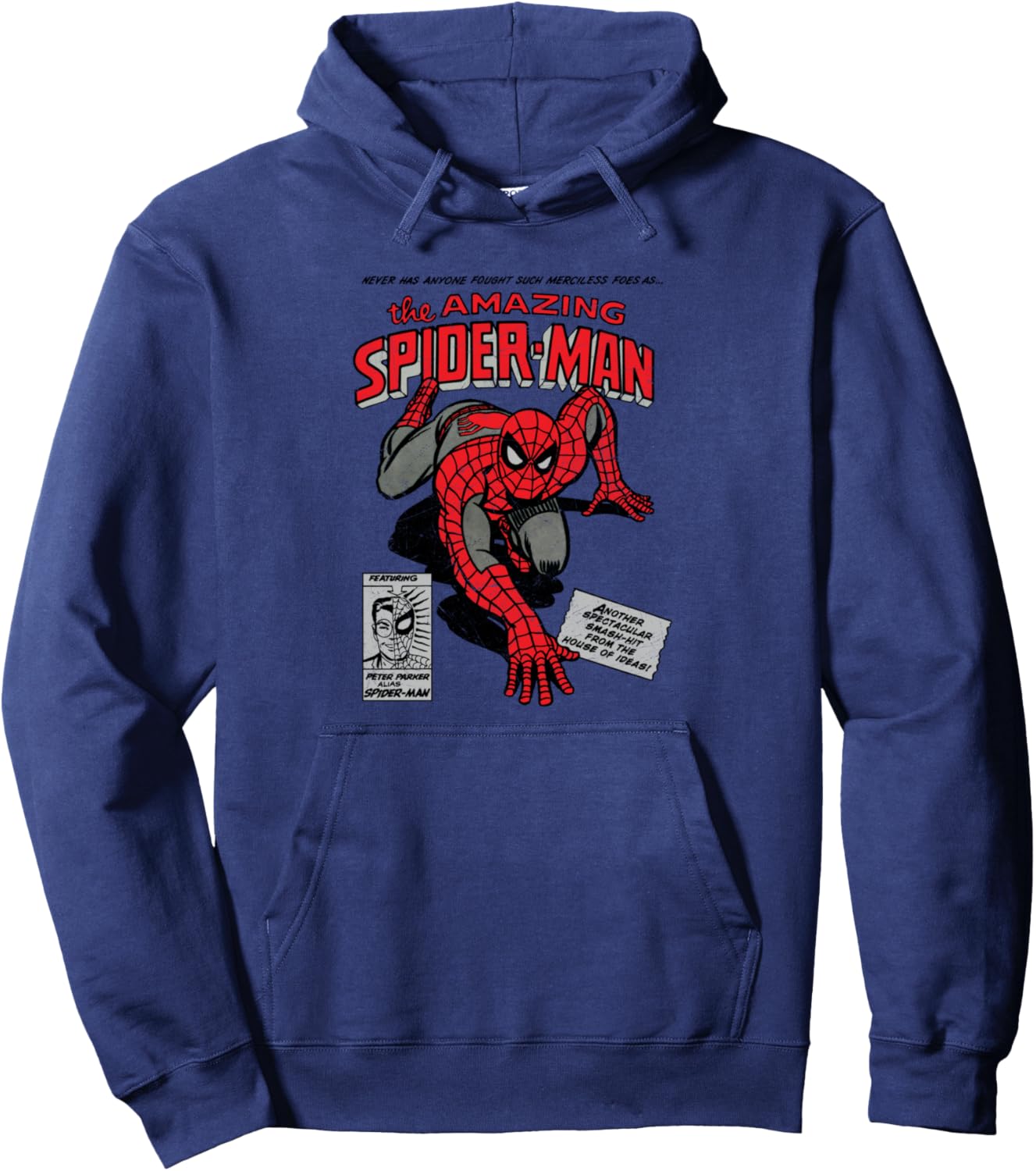 Marvel Spider-Man Retro Comic Pullover Hoodie