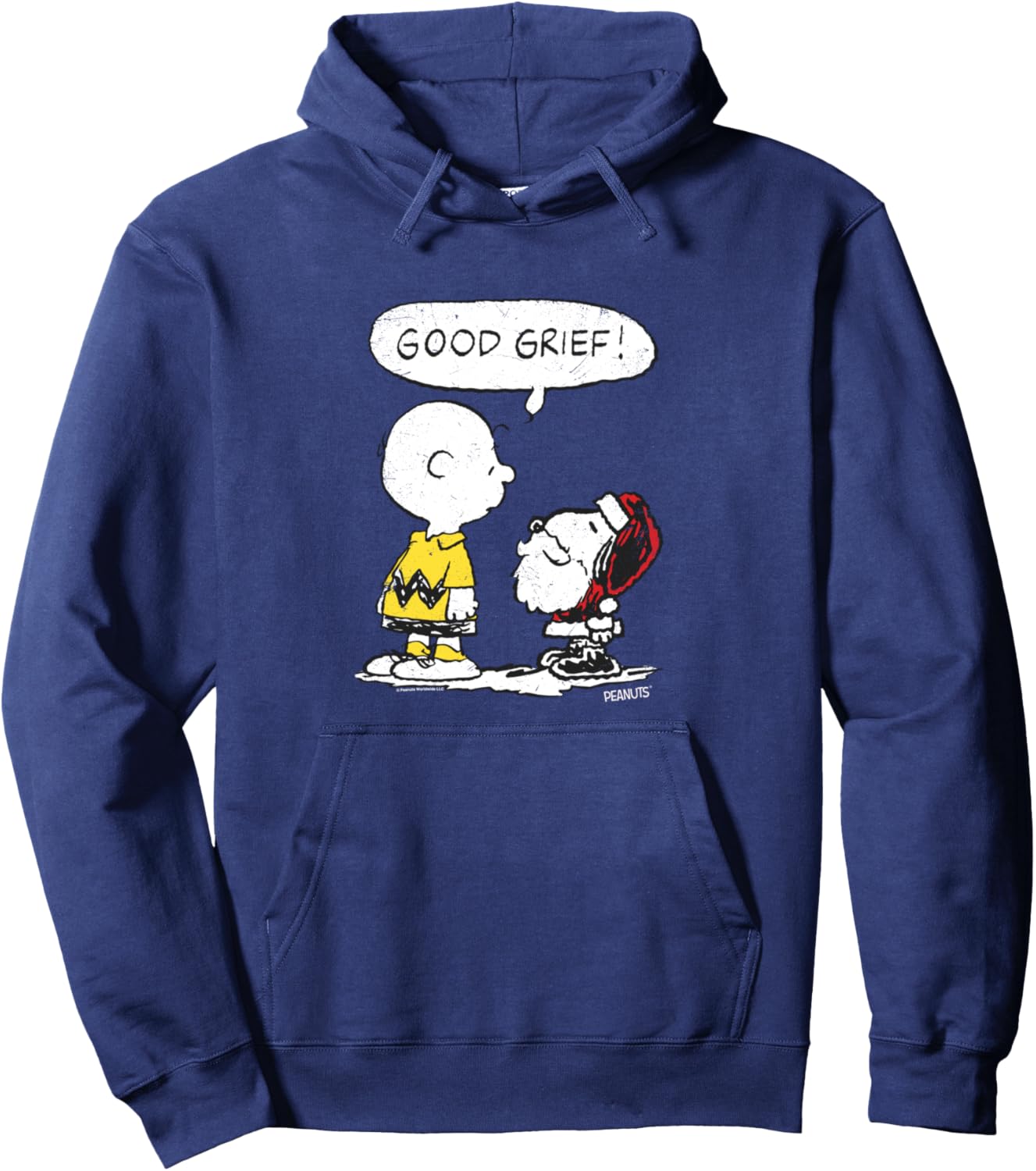 Peanuts Christmas Good Grief Santa Snoopy Pullover Hoodie