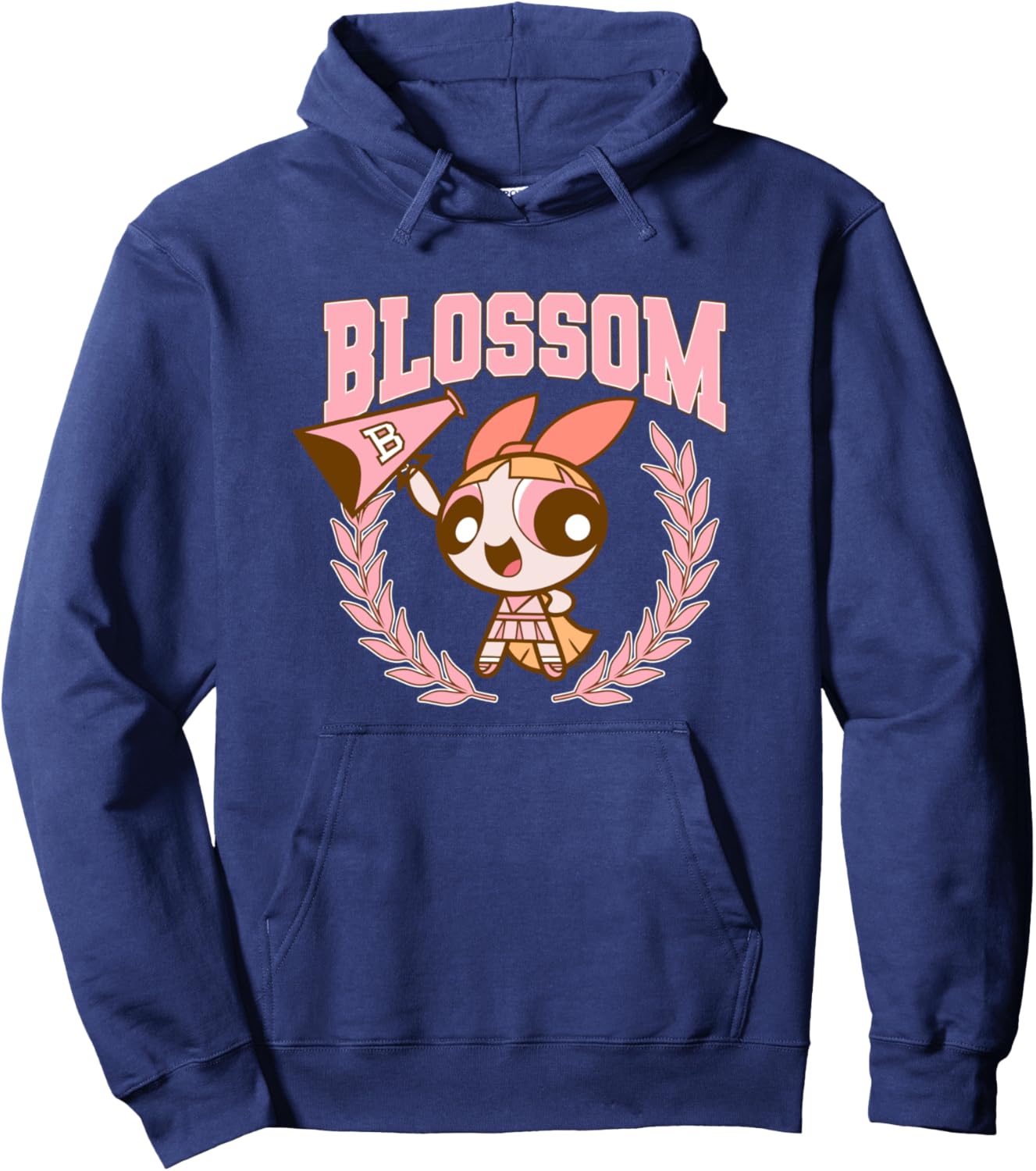 The Powerpuff Girls Blossom Cheerleader Outfit Retro Pullover Hoodie