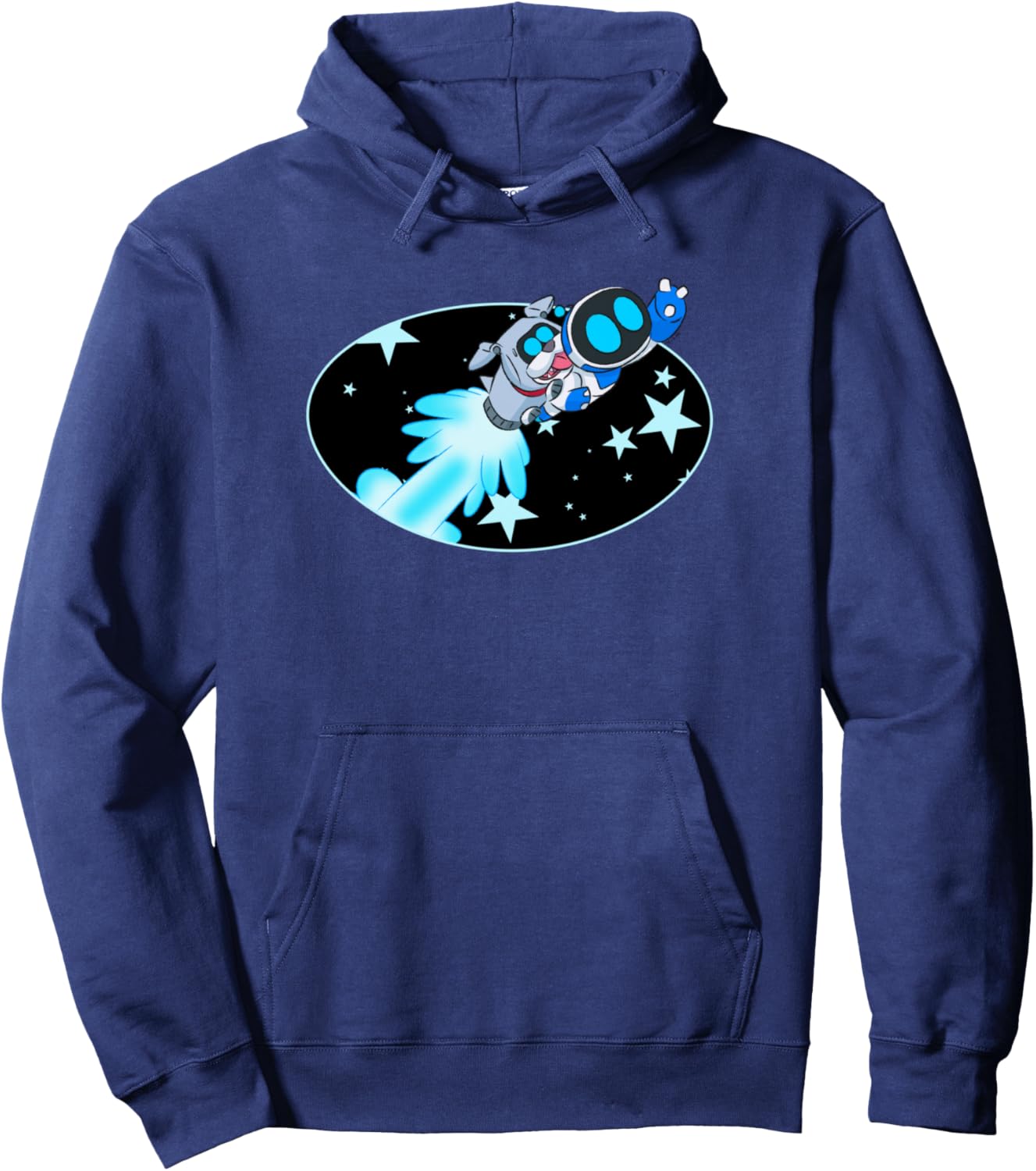 Astro Bot Rescue Mission Rocket Dog Flight Club PlayStation Pullover Hoodie
