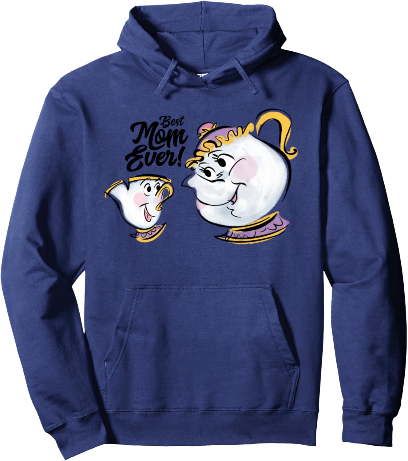 Disney Beauty and the Beast Chip Mrs. Potts Best Mom Ever Pullover Hoodie