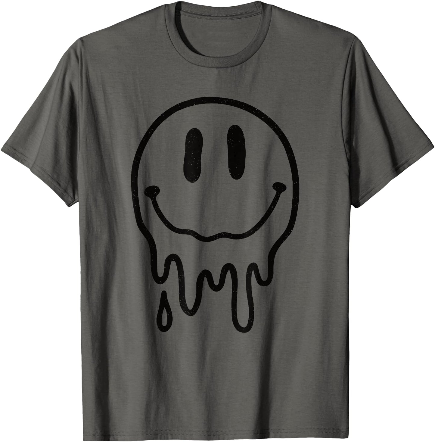 Melting Smile Face Melted Dripping Drippy Happy Face Cute