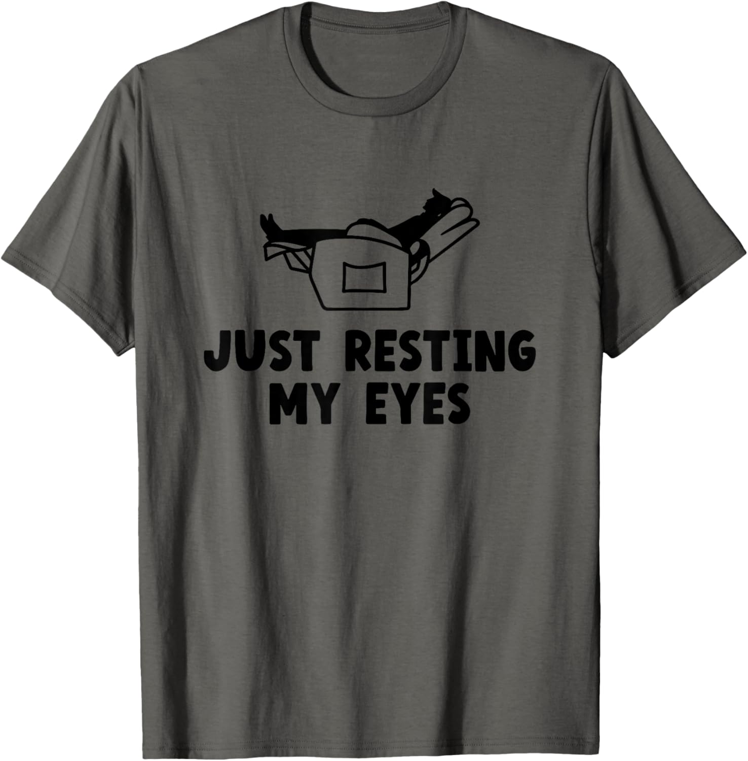 Just Resting My Eyes Lift Chair Funny Exhausted Dad Saying