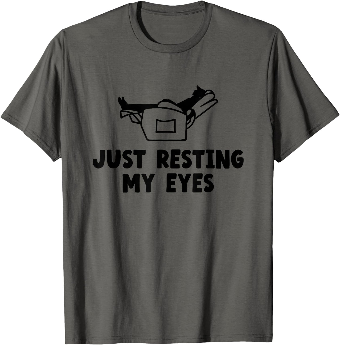 Just Resting My Eyes Lift Chair Funny Exhausted Dad Saying