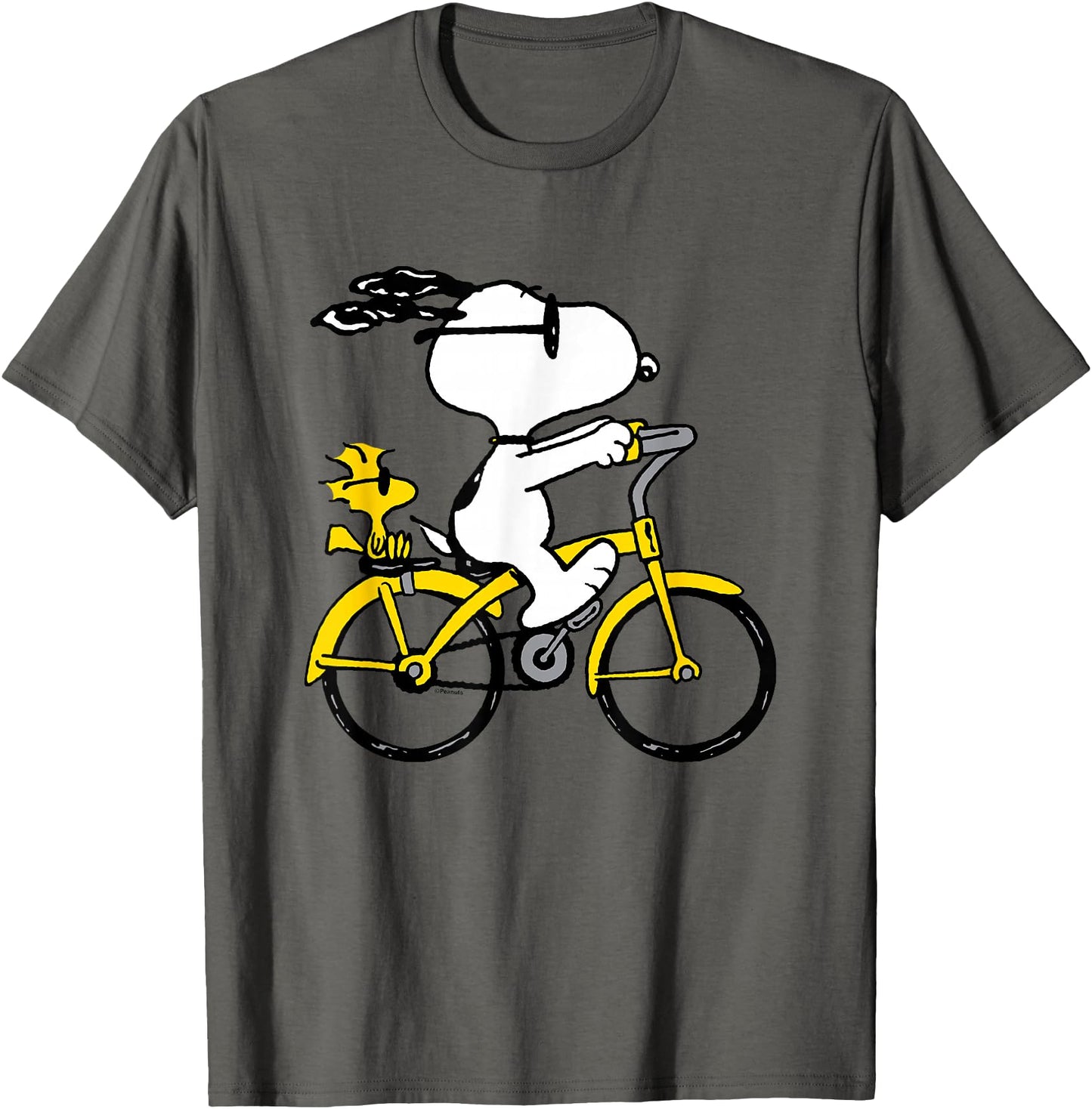 Snoopy & Woodstock Riding Bike