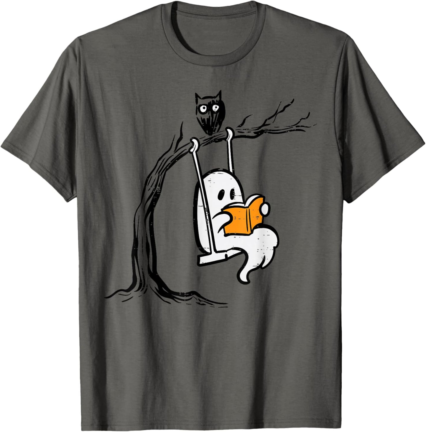 Halloween Ghost Swing Reading Vintage Costume Women Kids Men