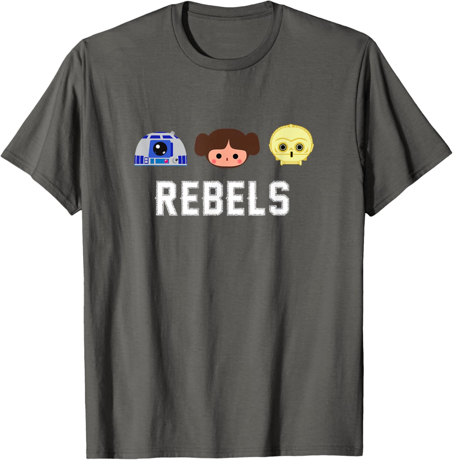 Star Wars A New Hope Princess Leia R2-D2 C-3PO Chibi Face