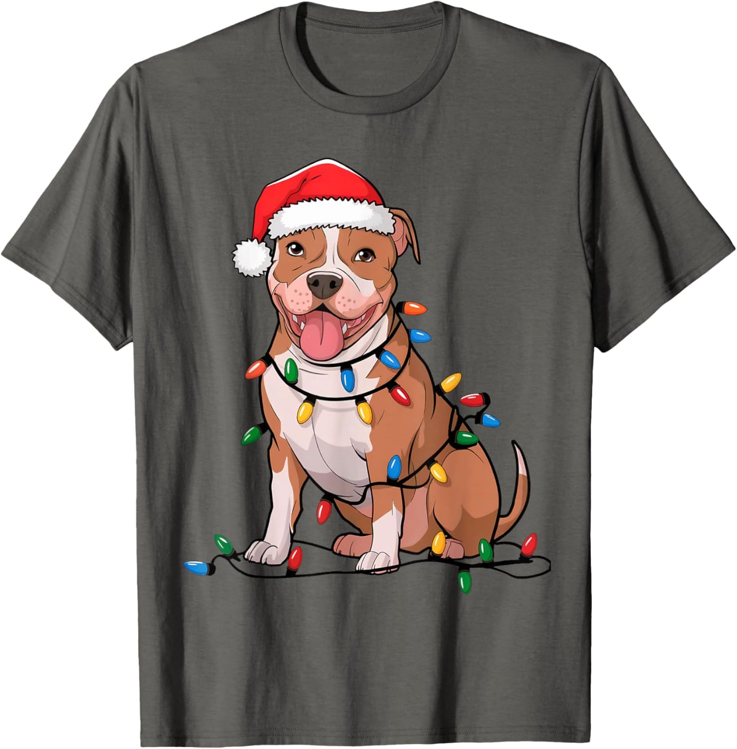 American Pit Bull Terrier Christmas Lights Xmas Dogs Gifts