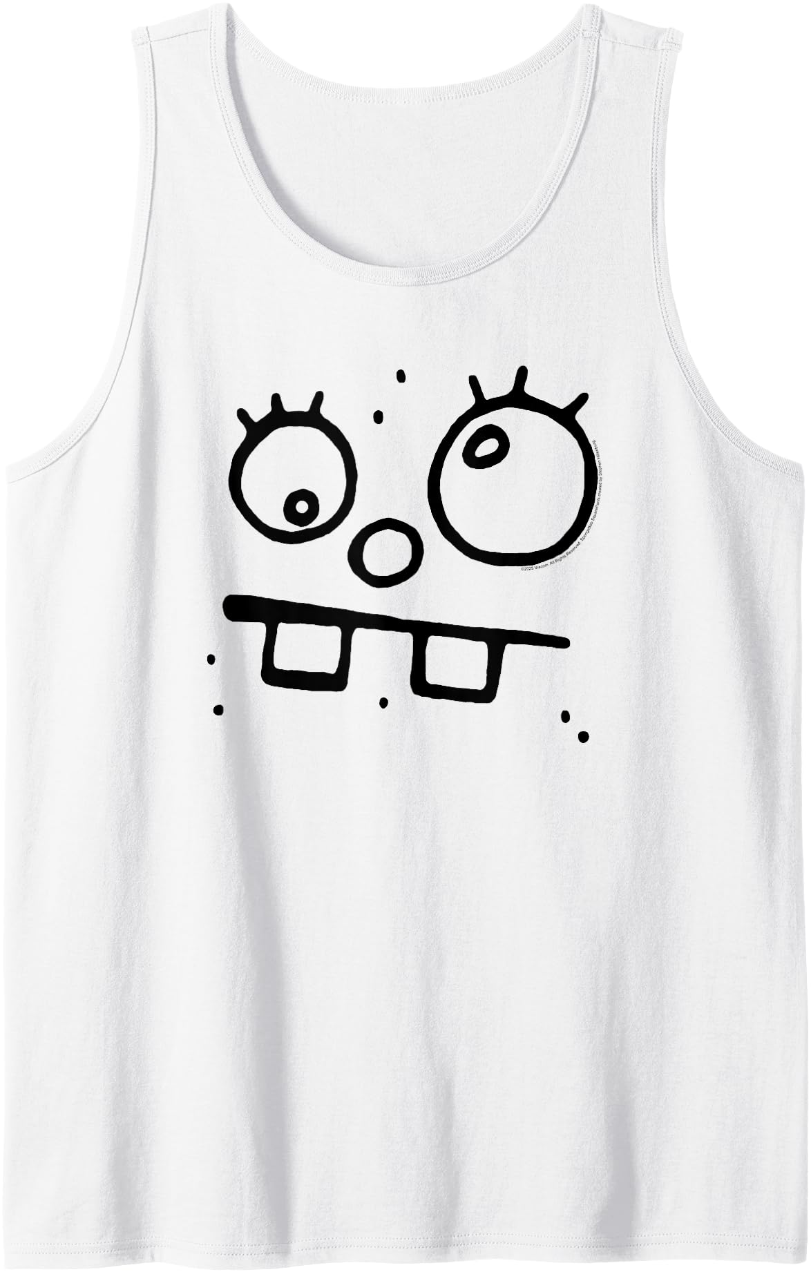 SpongeBob SquarePants DoodleBob Face Cartoon Costume Tank Top