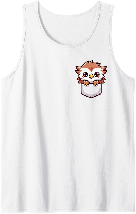 Adorable Chibi Japanese Pocket Kawaii Griffin Tank Top