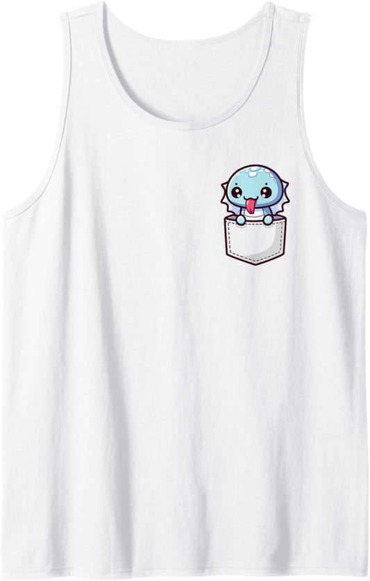 Adorable Chibi Japanese Pocket Kawaii Naga Tank Top