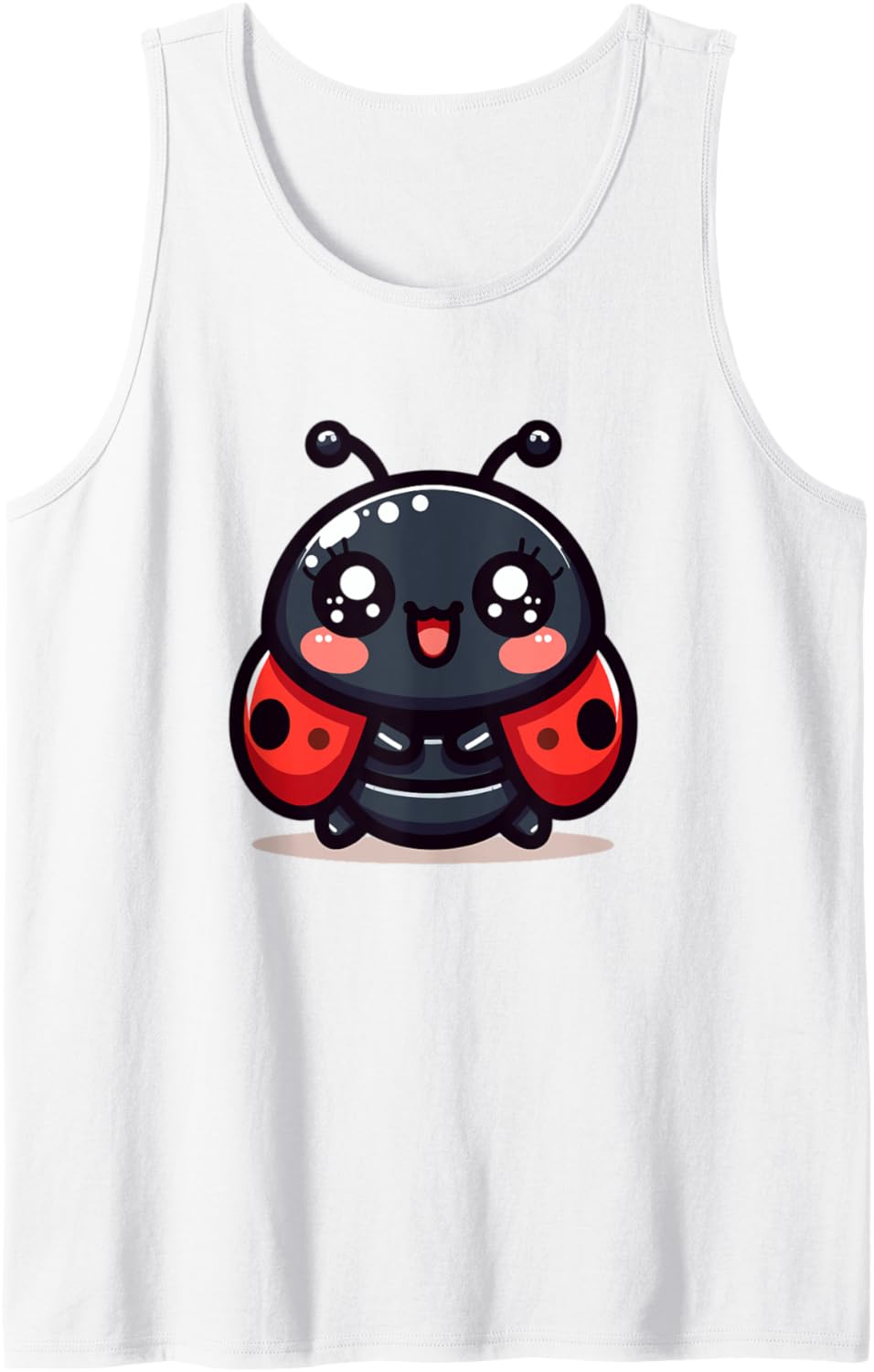 Adorable Cute Japanese Kawaii Chibi Ladybug Tank Top