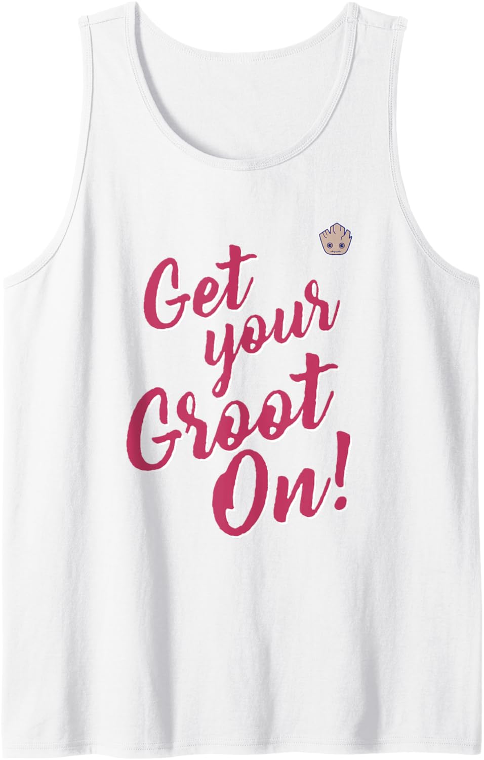 Marvel Kawaii Get Your Groot On! Small Chibi Face Tank Top