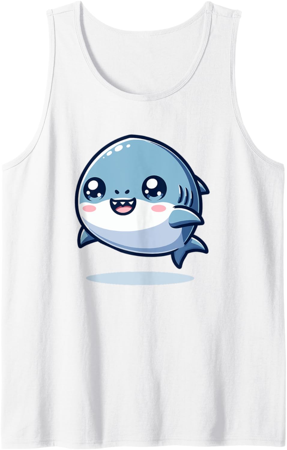 Adorable Cute Japanese Kawaii Chibi Shark Tank Top