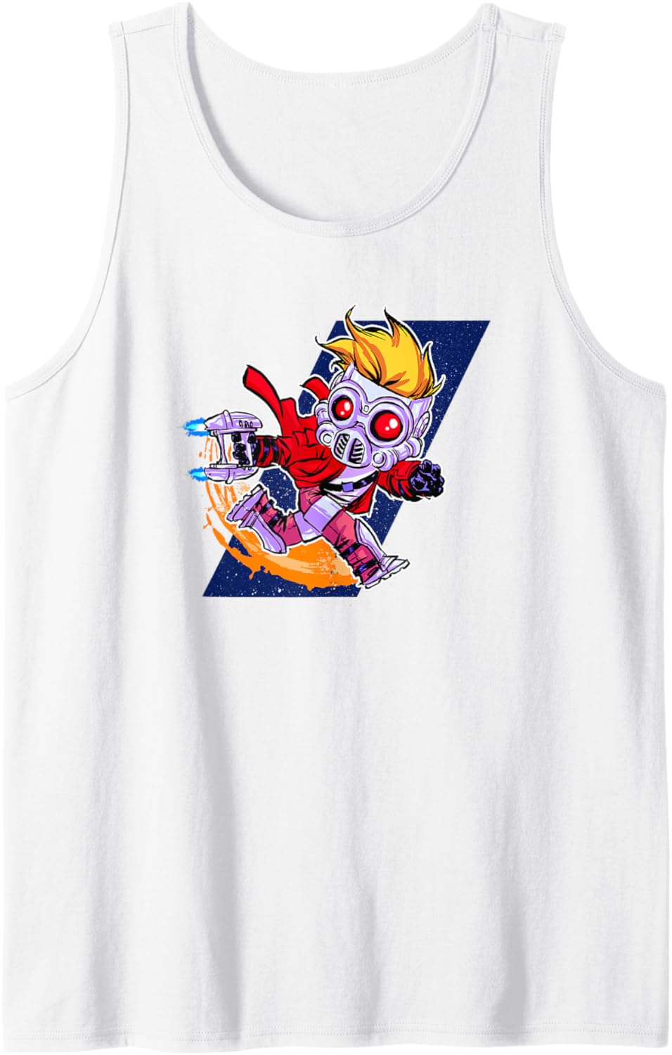 Marvel Guardians of the Galaxy Chibi Star-Lord Running Shot Tank Top