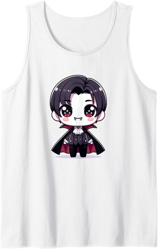 Adorable Cute Japanese Kawaii Chibi Vampire Tank Top