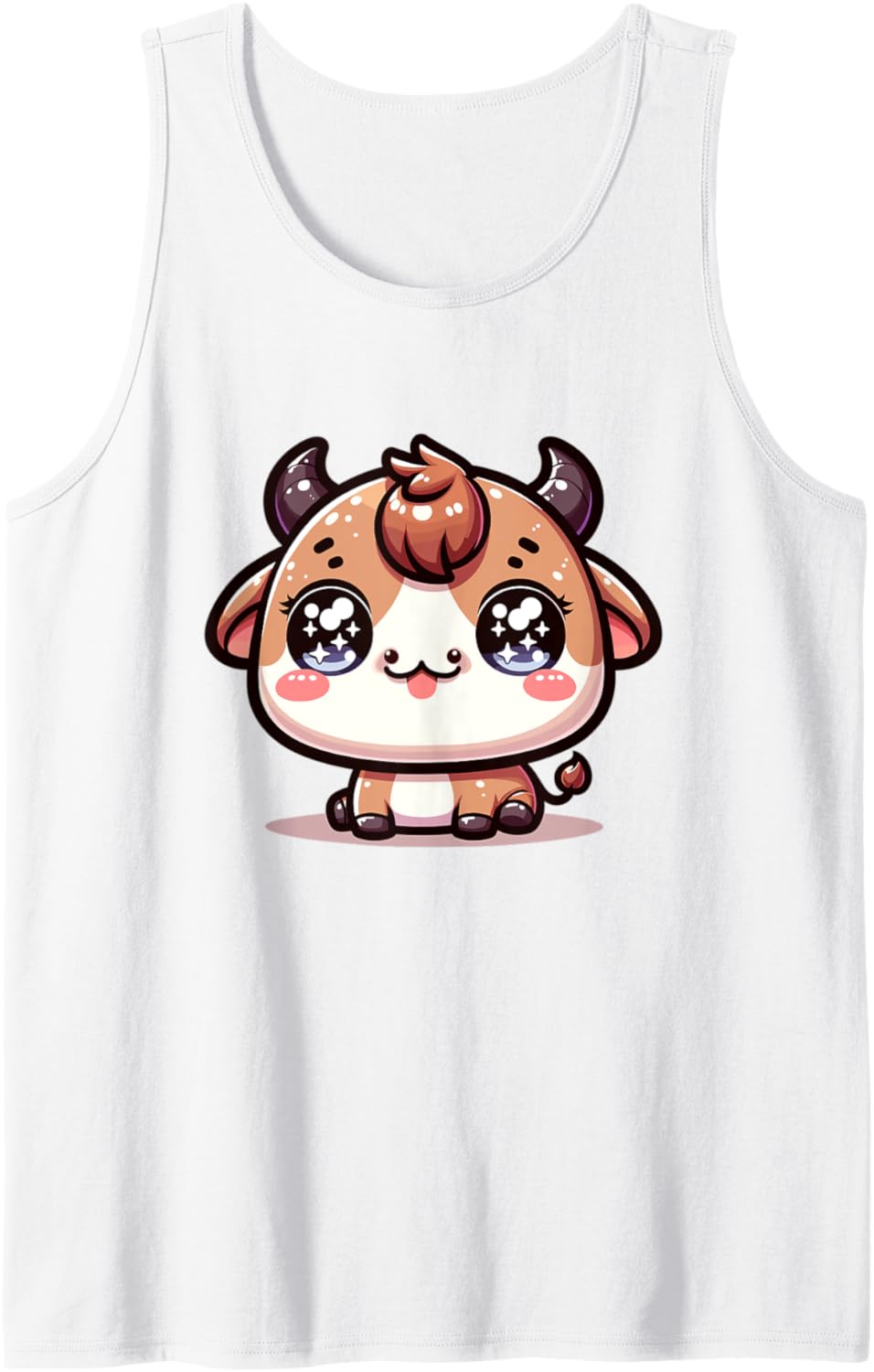 Adorable Cute Japanese Kawaii Chibi Ox Tank Top