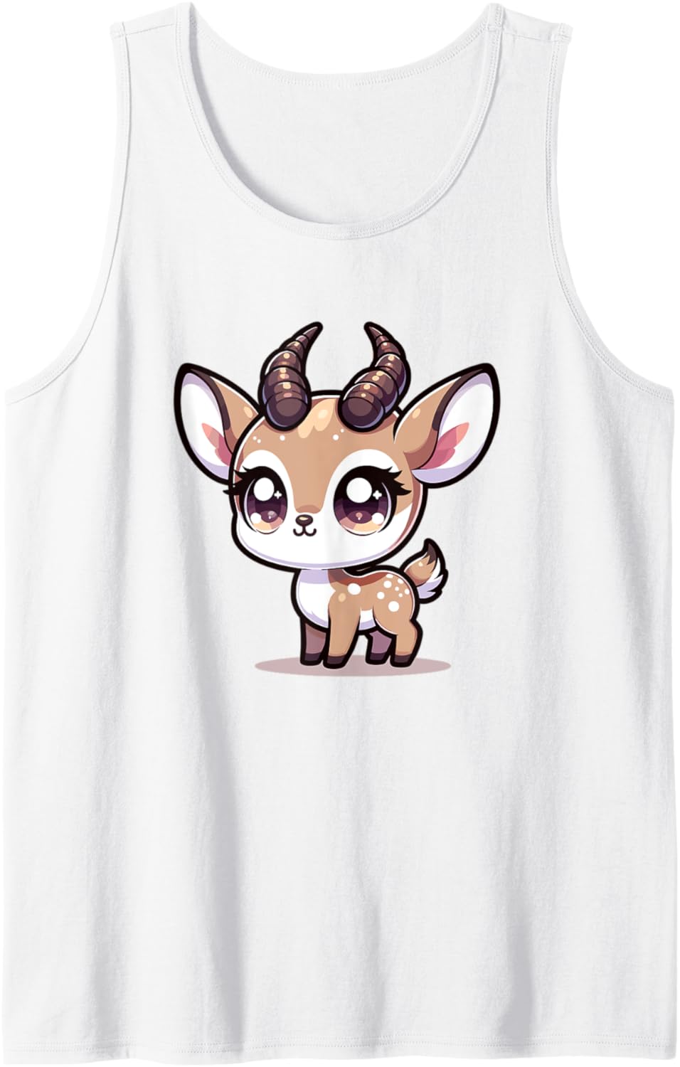 Adorable Cute Japanese Kawaii Chibi Antelope Tank Top