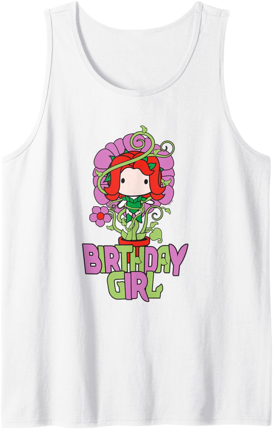 DC Comics Justice League Birthday Girl Chibi Poison Ivy Tank Top