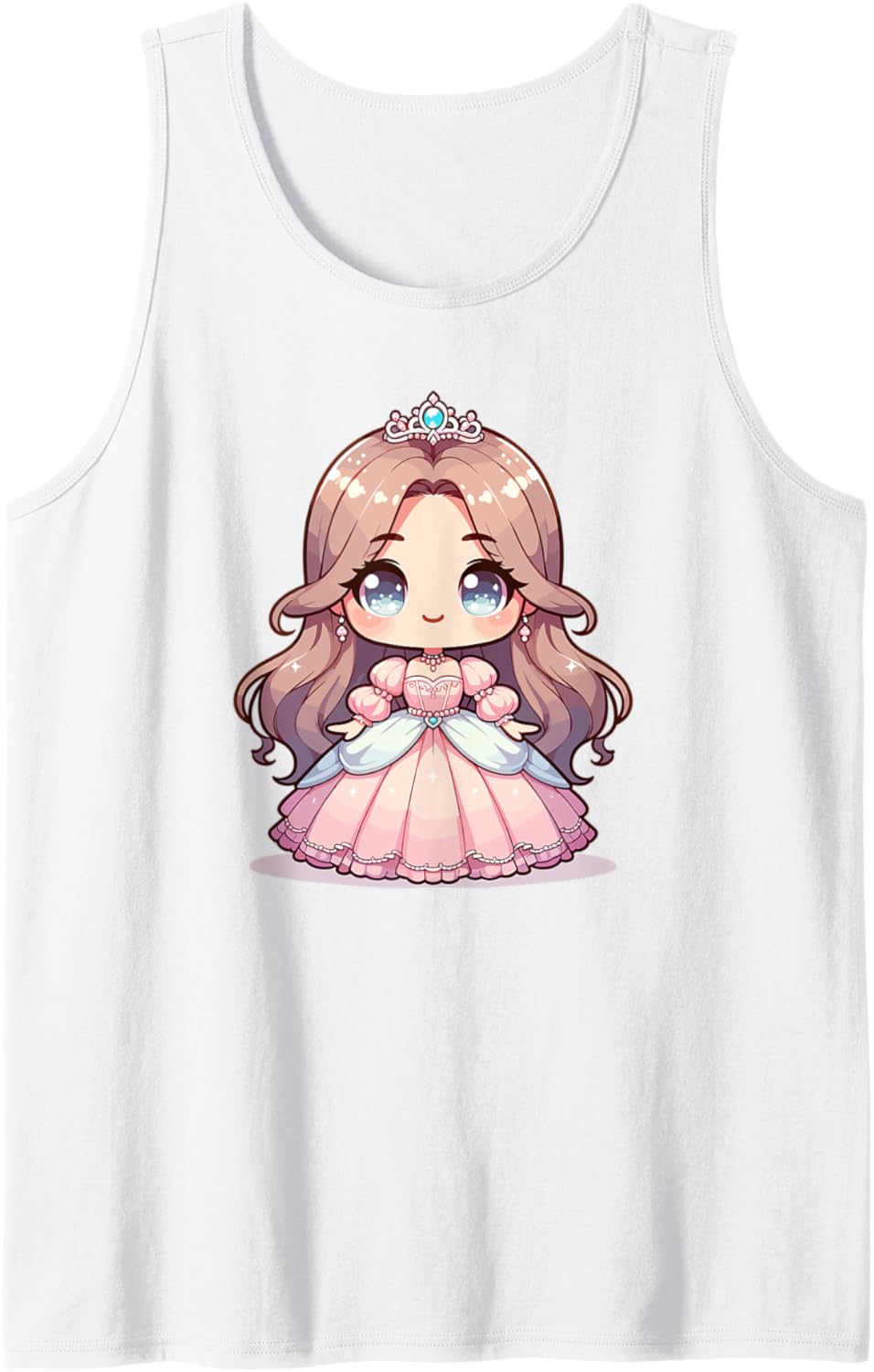 Adorable Cute Japanese Kawaii Chibi Princess Tank Top