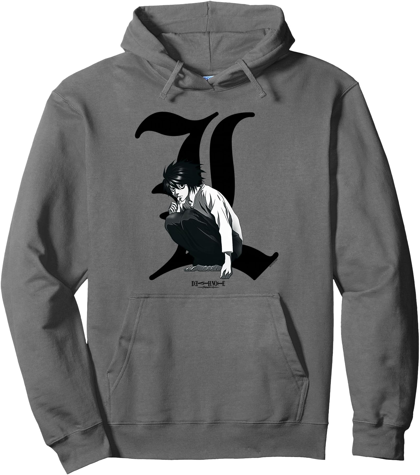 Death Note Old English L Anime Pullover Hoodie