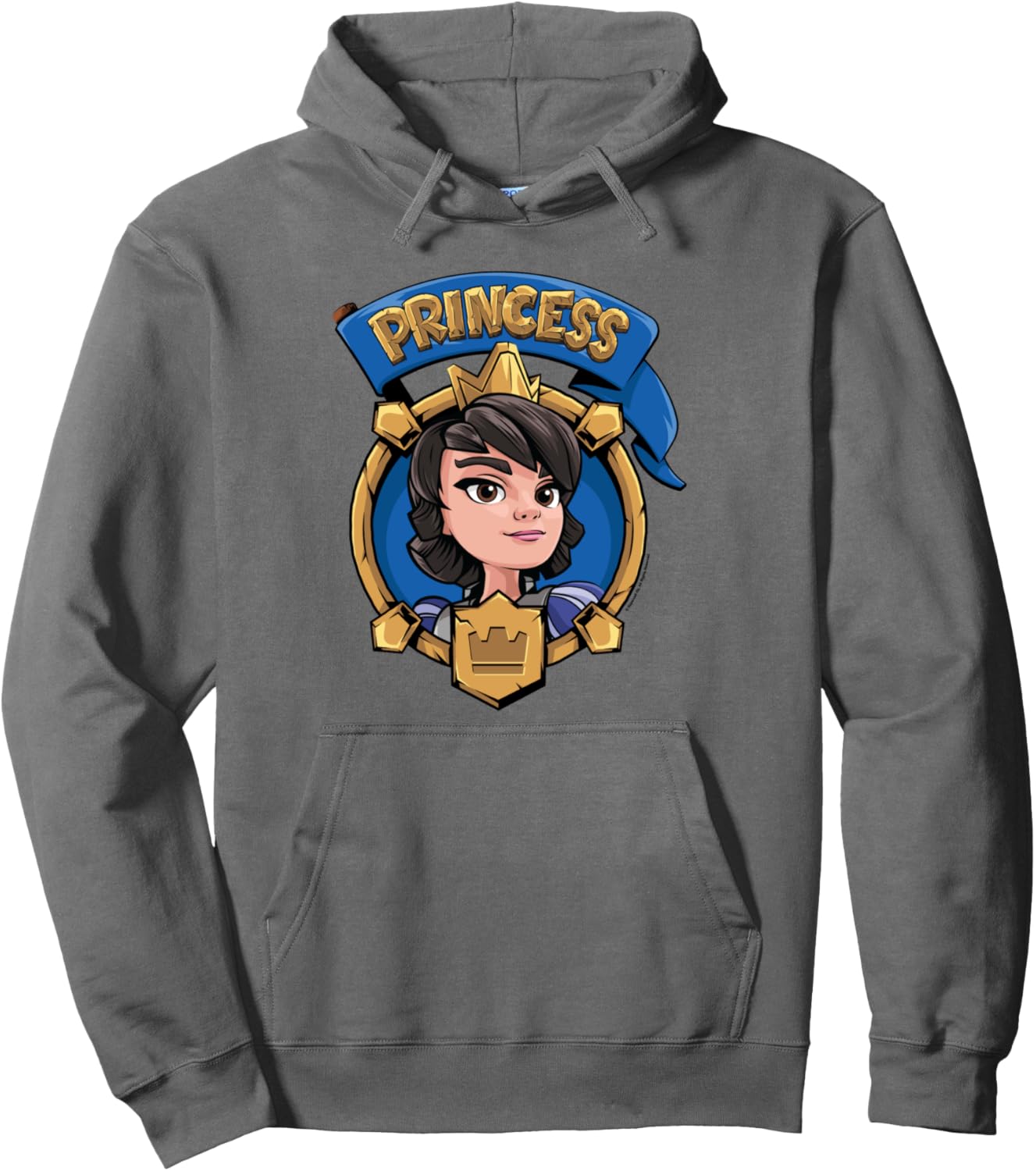 Clash Royale Princess Face Retro Portrait Pullover Hoodie